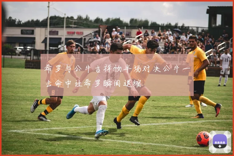 希罗与公牛吉祥物半场对决公牛一击命中让希罗瞬间退缩